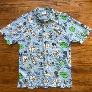 Notre Dame Fighting Irish Tropical Floral Men’s Shirt